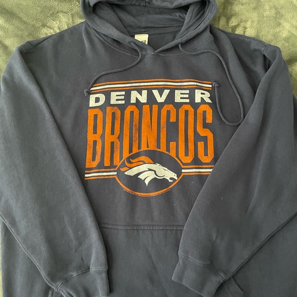 #216 DENVER BRONCOS FAN FOOTBALL HOODIE SIZE XXL - Picture 12 of 12